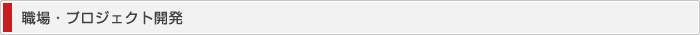 職場・プロジェクト開発